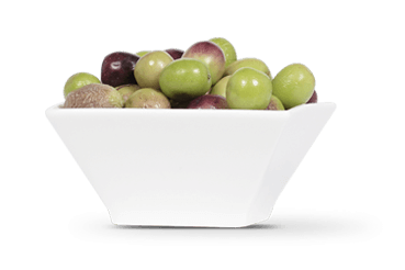Small bowl of olives