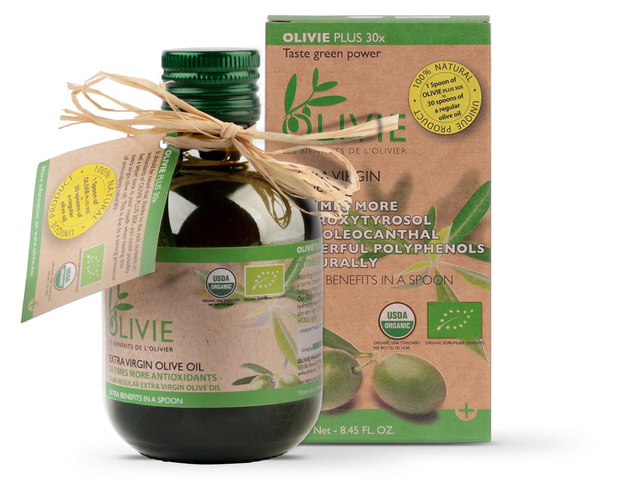 OLIVIE PLUS 30X is Dr Gundry polyphenols rich olive oil from Morocco Desert. Organic and healthiest!