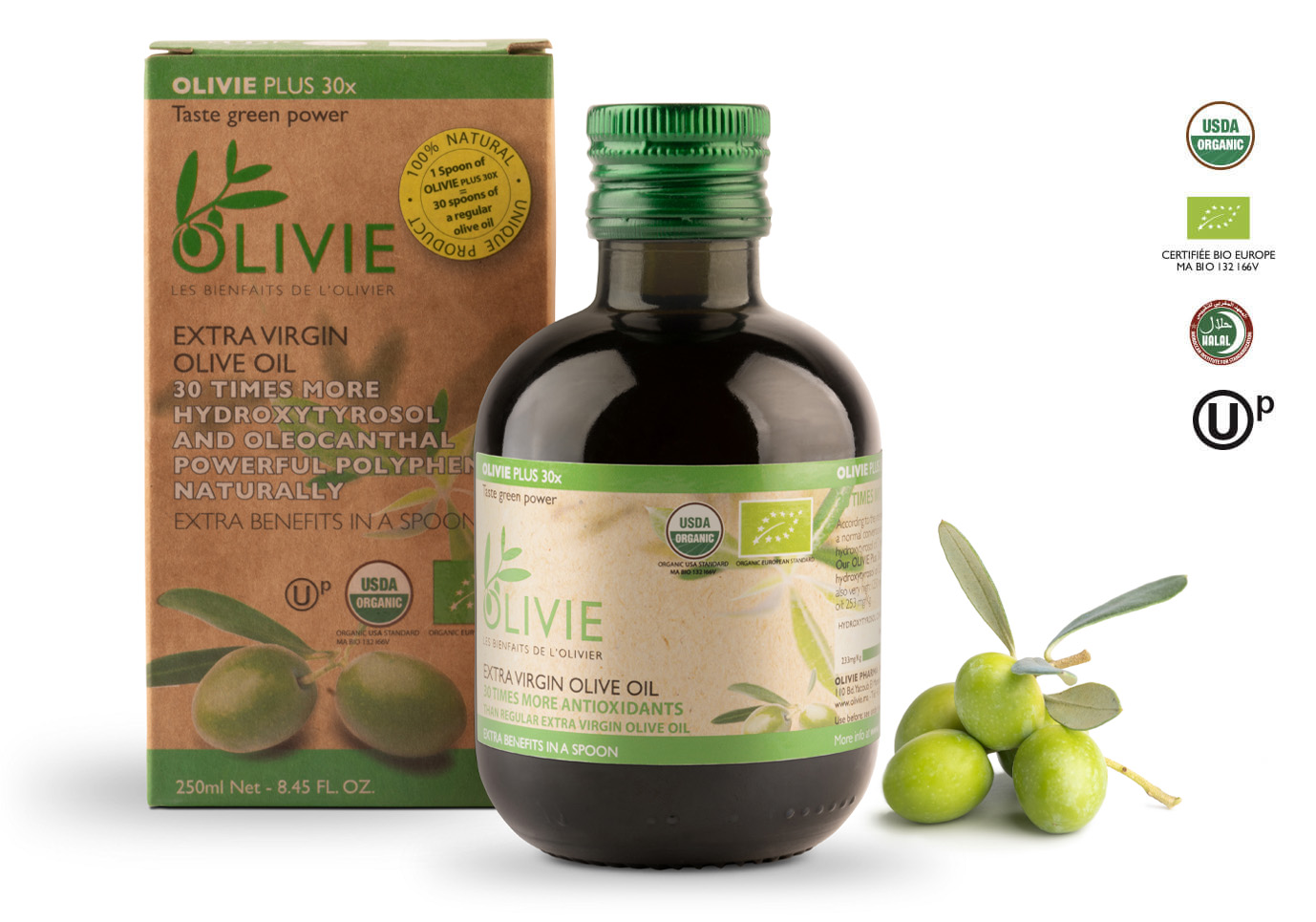 OLIVIE PLUS 30X is Dr Gundry polyphenols rich olive oil from Morocco Desert. Organic and healthiest!